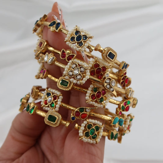 Gulnaz Gold Bangles