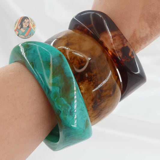 Avantika Resin Bangle Stack