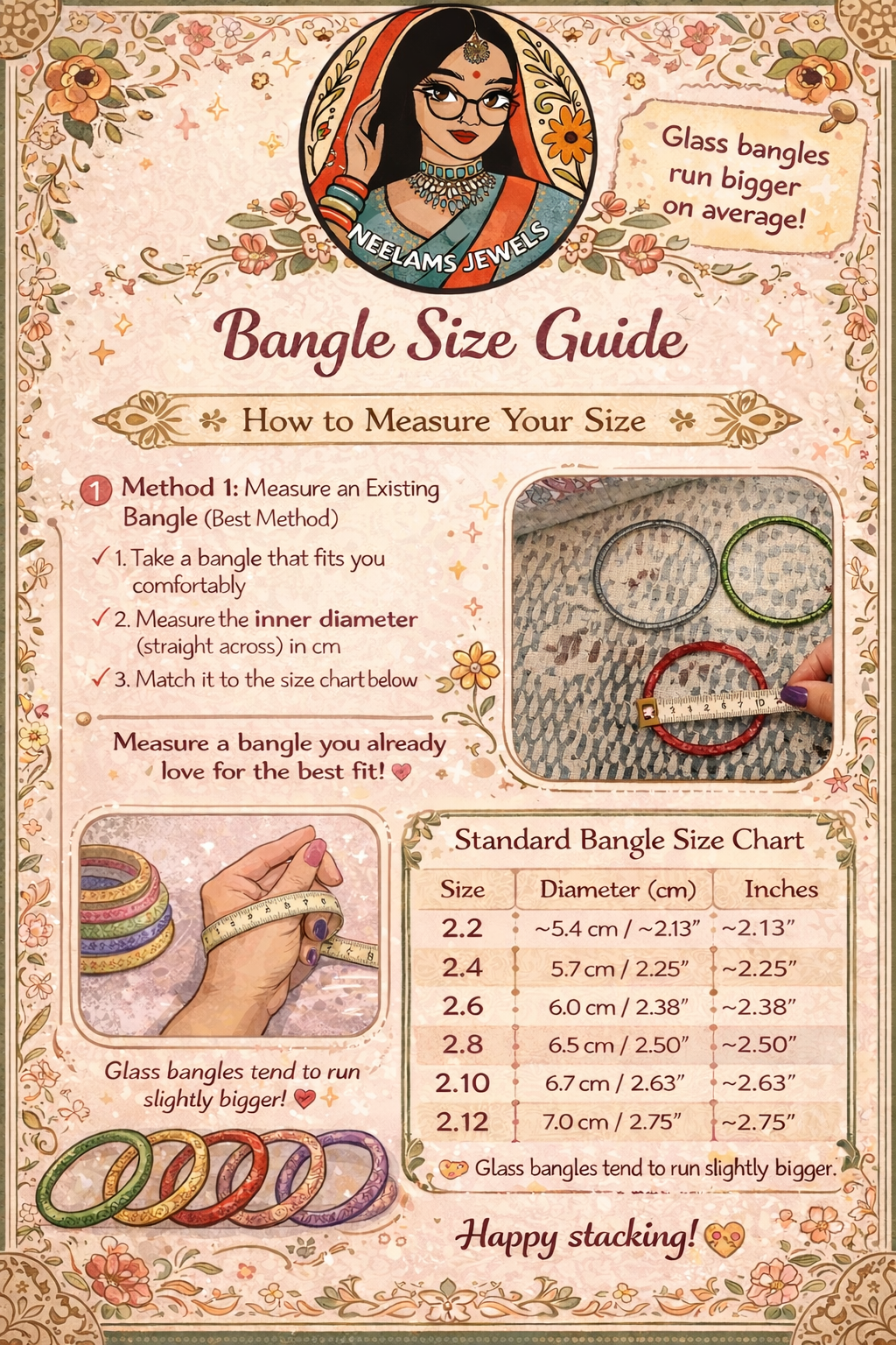 Gold Sparkle Bangles (8)