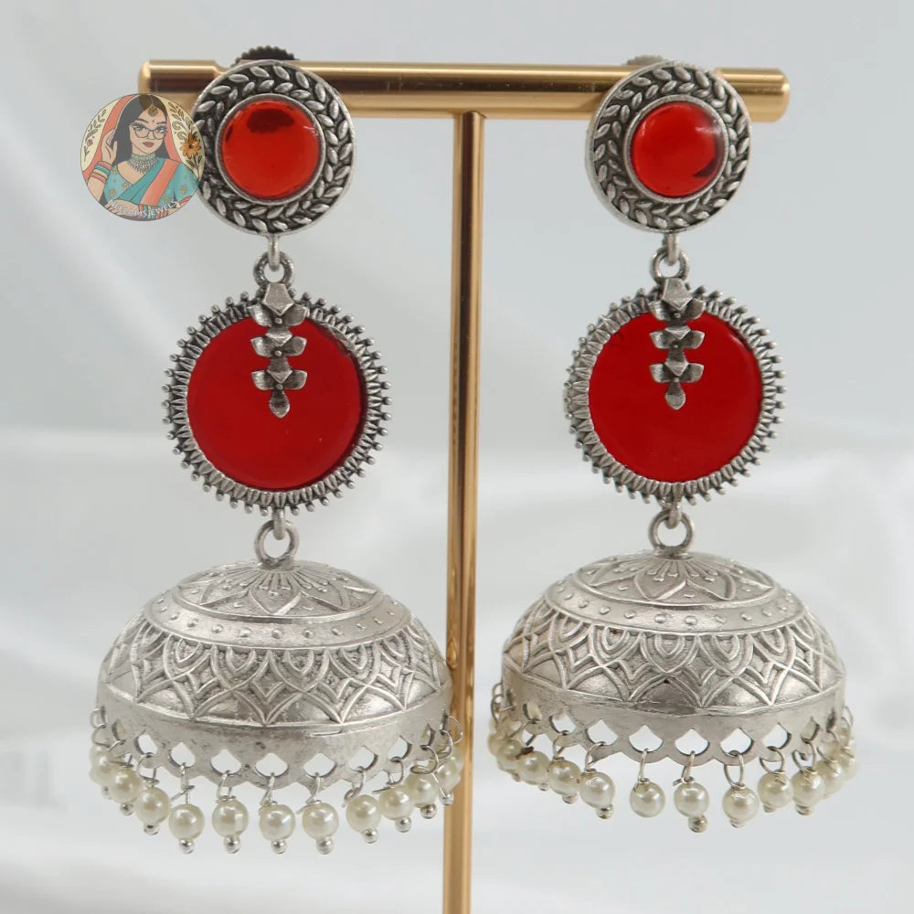 Chhaya Silver Earrings - B