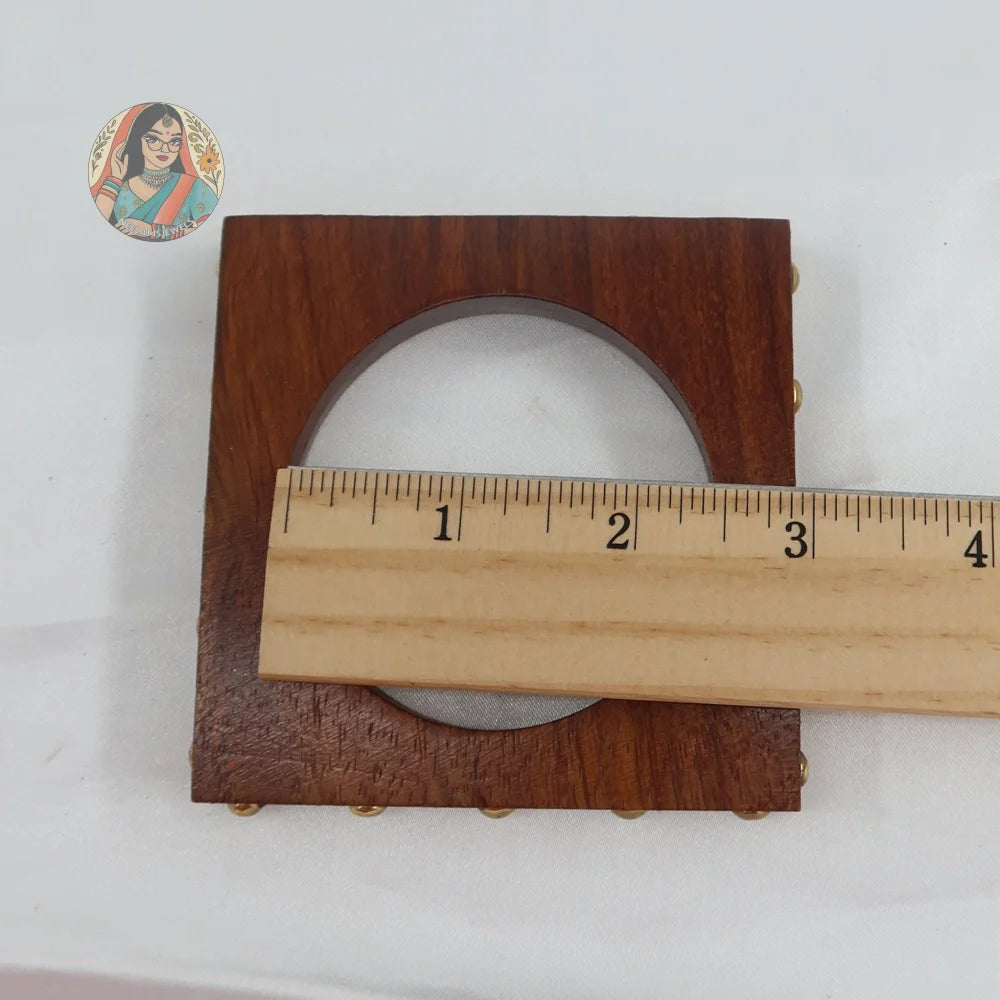 Divya Square Wooden Bangle