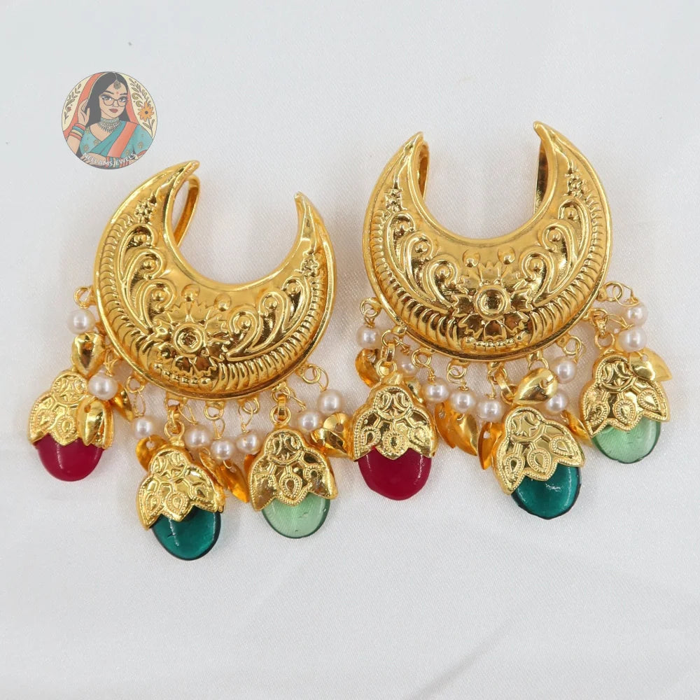 Eknoor- Panjabi Gold Hair Pins - O