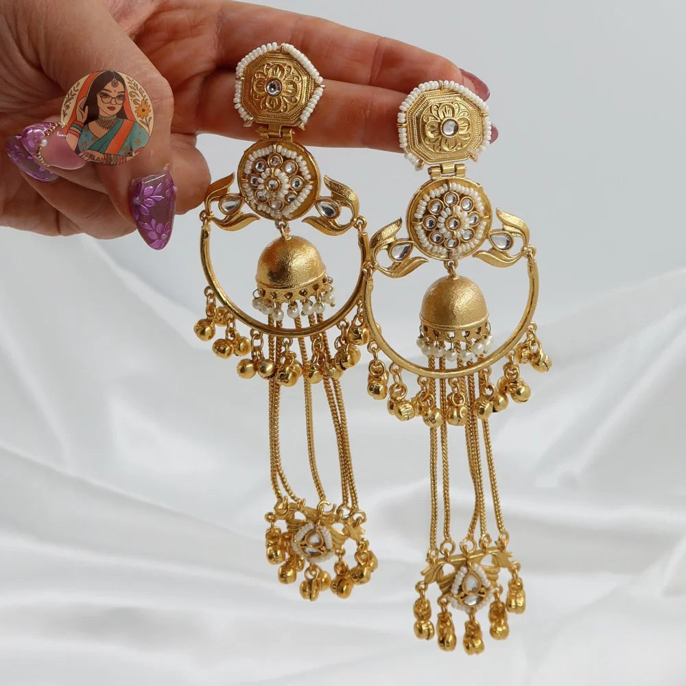 Gauri Gold Earrings
