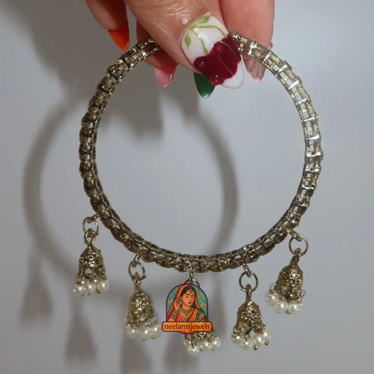 Gold Pearl Mini Jhumka