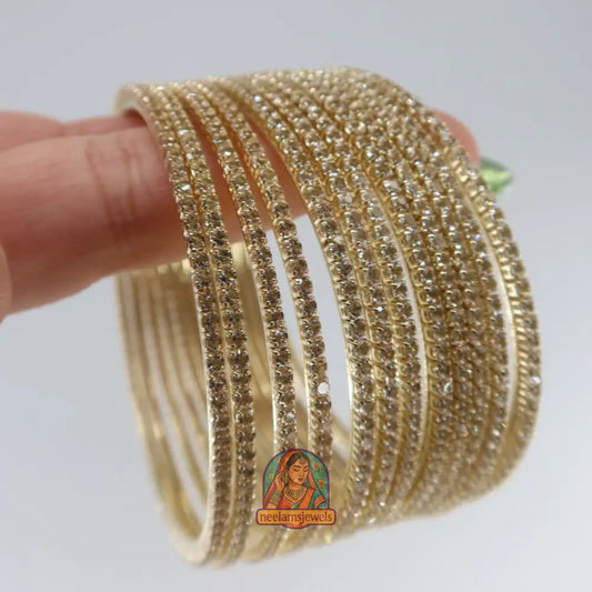 Gold Sparkle Bangles