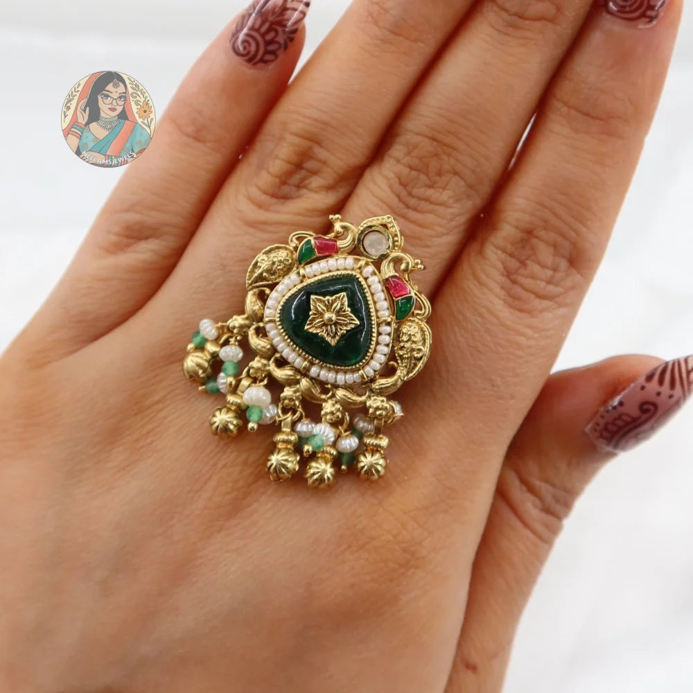 Gulab Gold Ring