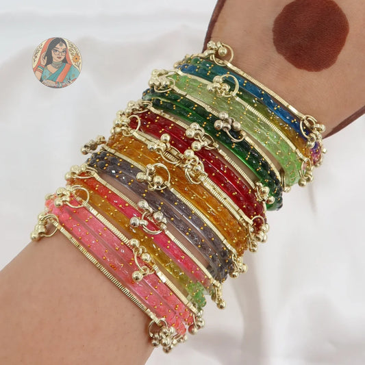 Kashmiri Glass Bangle Set
