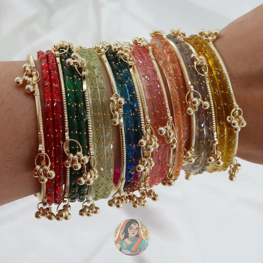 Kashmiri Glass Bangle Set
