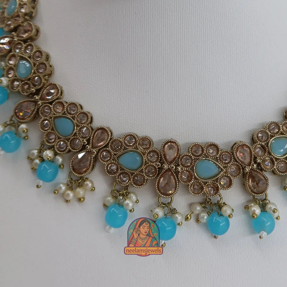 Loveleen Necklace Set (Turquoise)