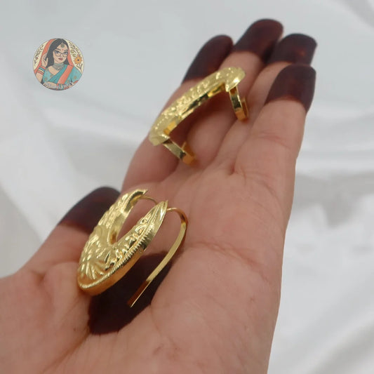 Panjabi Gold Hair Pins