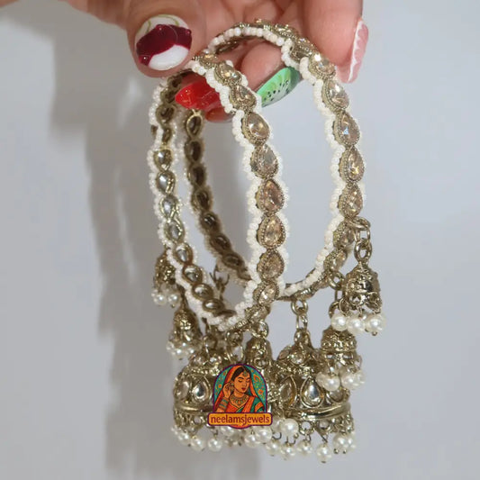 Peal Tier Jhumka Drop