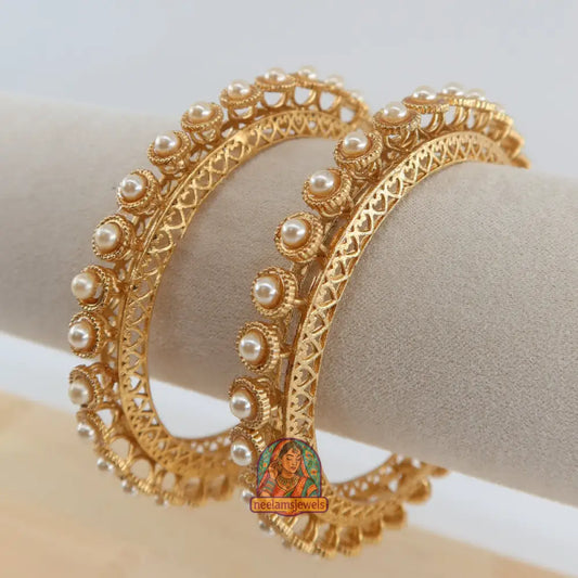 Pearl Circle Bangles