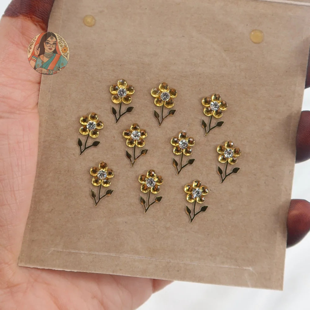 Phool Bindi Pack/Mehndi Stickers