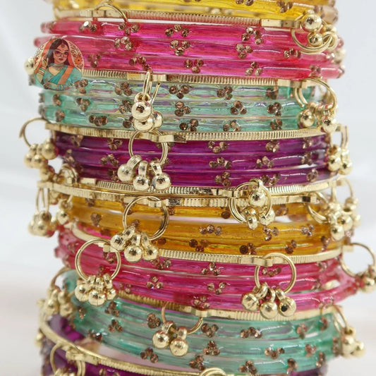 Preeti - Kashmiri Glass Bangle Set
