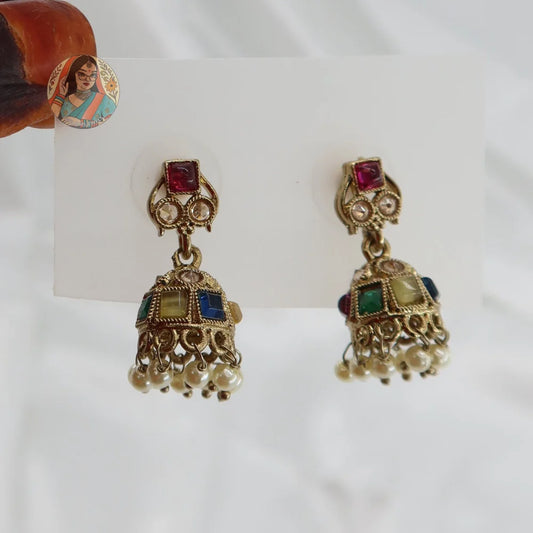Rani Mini Jhumki - Multicolor