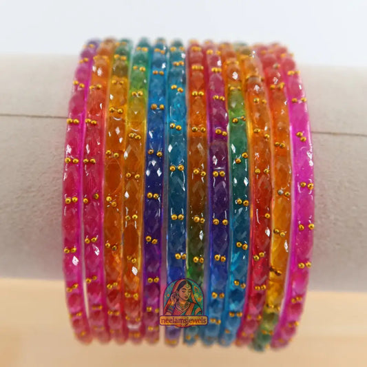 ’Satrangi’ Glass Bangle Set