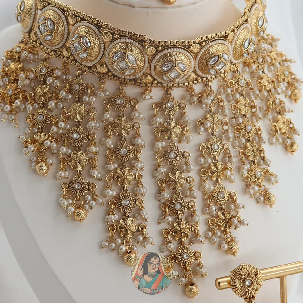 Sehj Waterfall Necklace Set