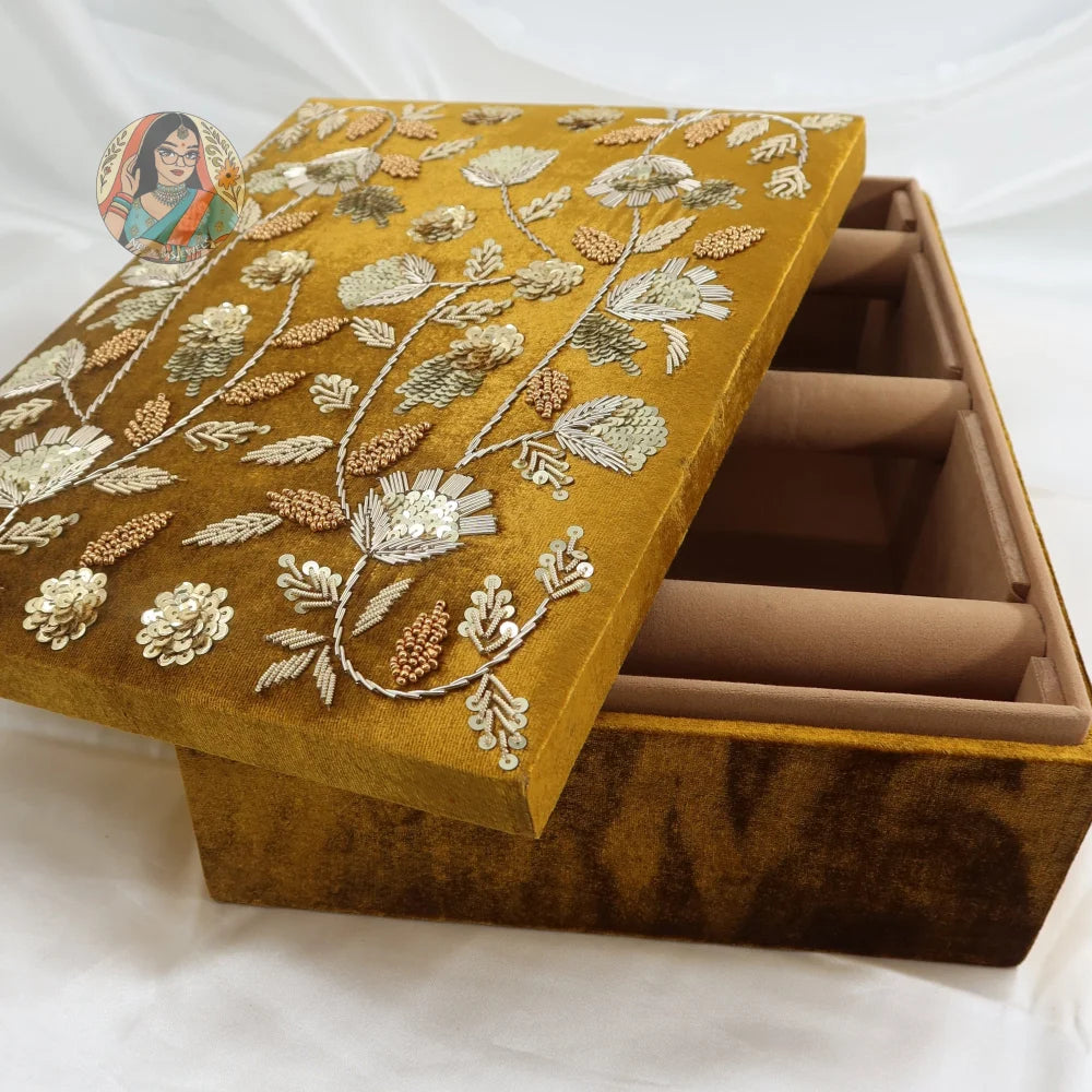 Sohni Bangle Organizer - Mustard