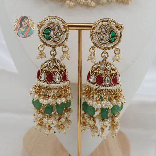 Sohniya Semi Bridal Necklace Set