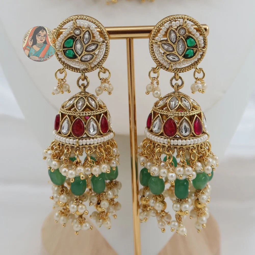 Sohniya Semi Bridal Necklace Set