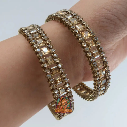 Square Stone Bangles