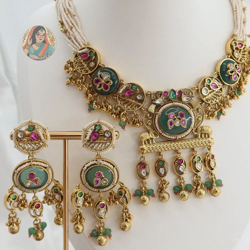 Usha Heritage Necklace Set