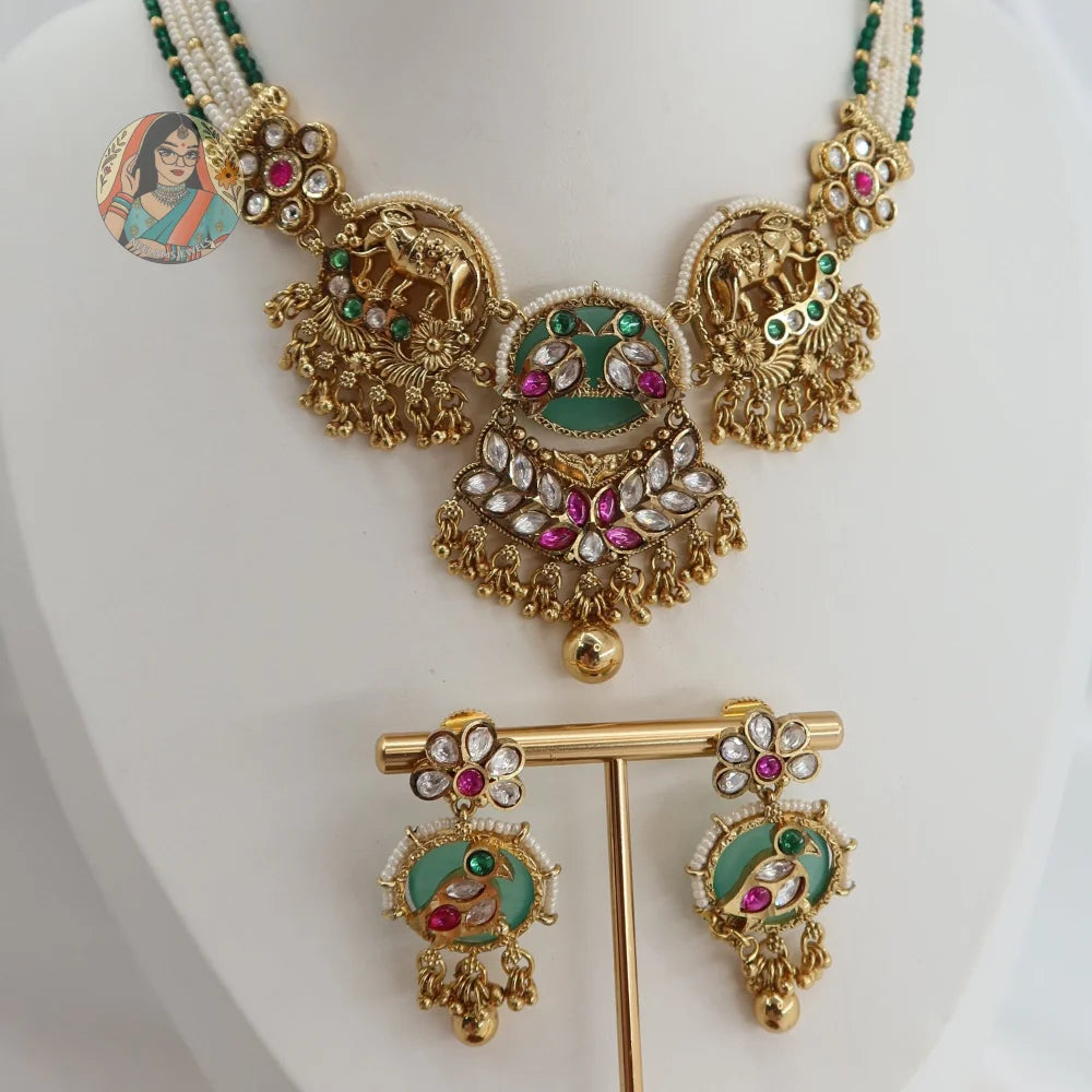 Vidhi Heritage Necklace Set