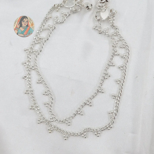 Zoya Silver Anklet
