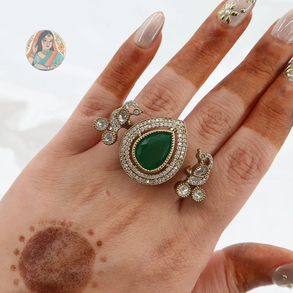 Zuleikha Ring - Green