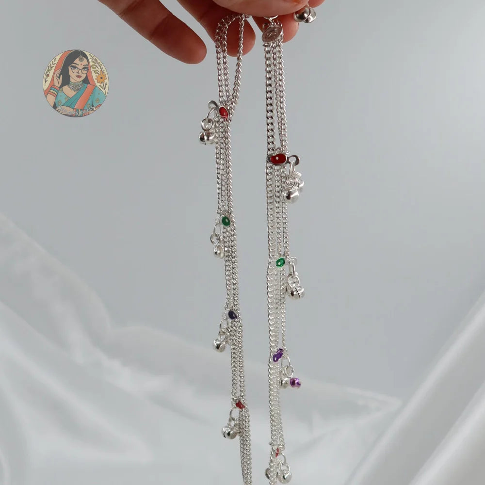 3-Tier Ghungroo Anklet