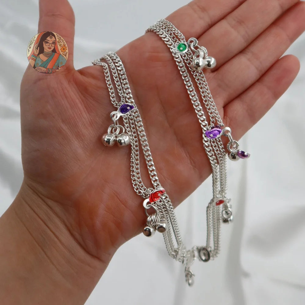 3-Tier Ghungroo Anklet