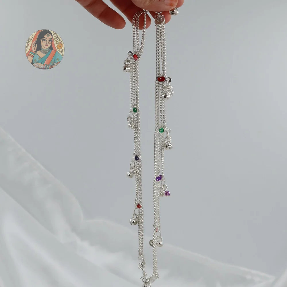 3-Tier Ghungroo Anklet