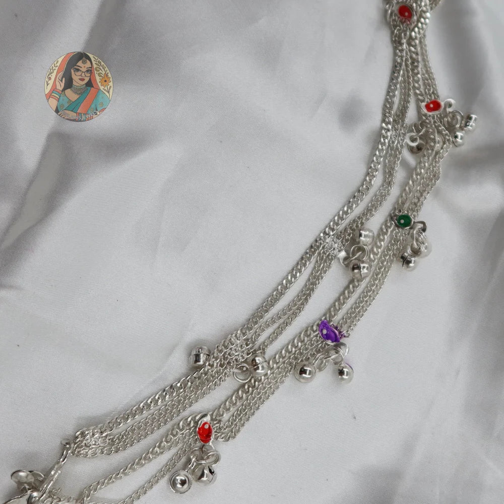 3-Tier Ghungroo Anklet