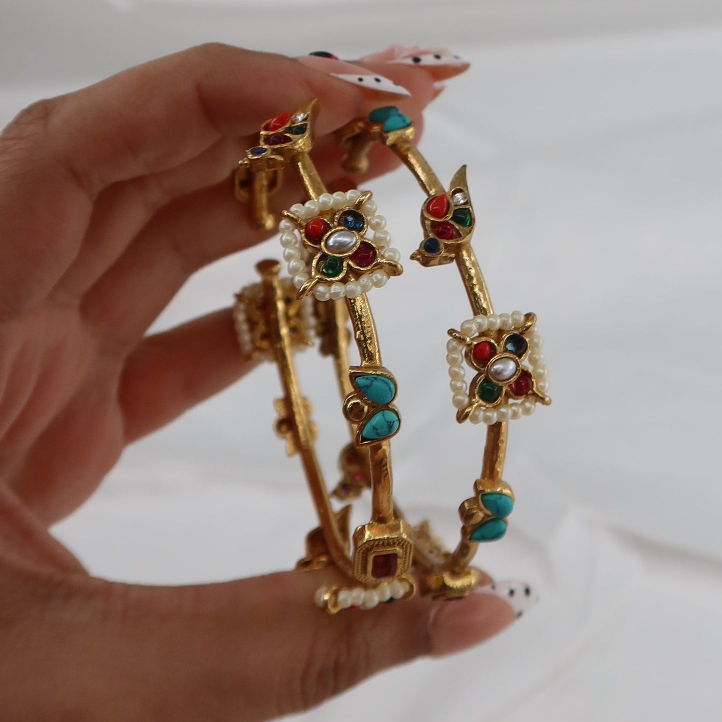 Gulnaz Gold Bangles