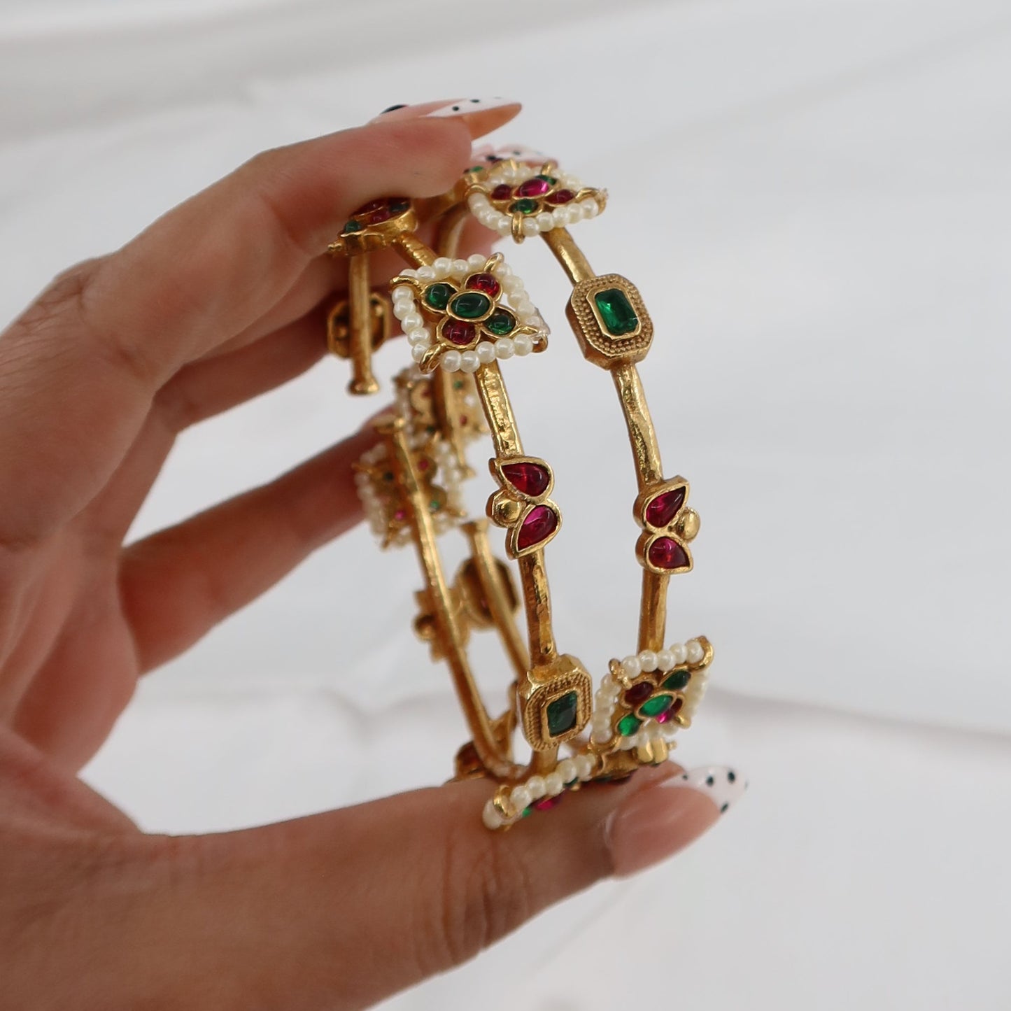 Gulnaz Gold Bangles
