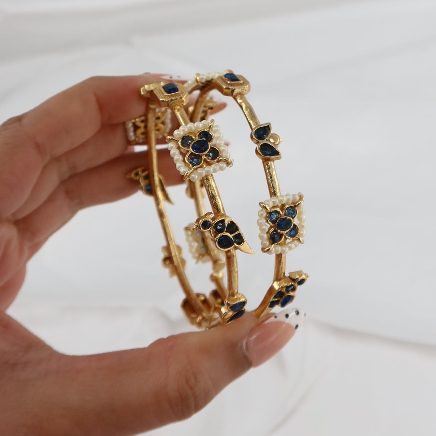 Gulnaz Gold Bangles