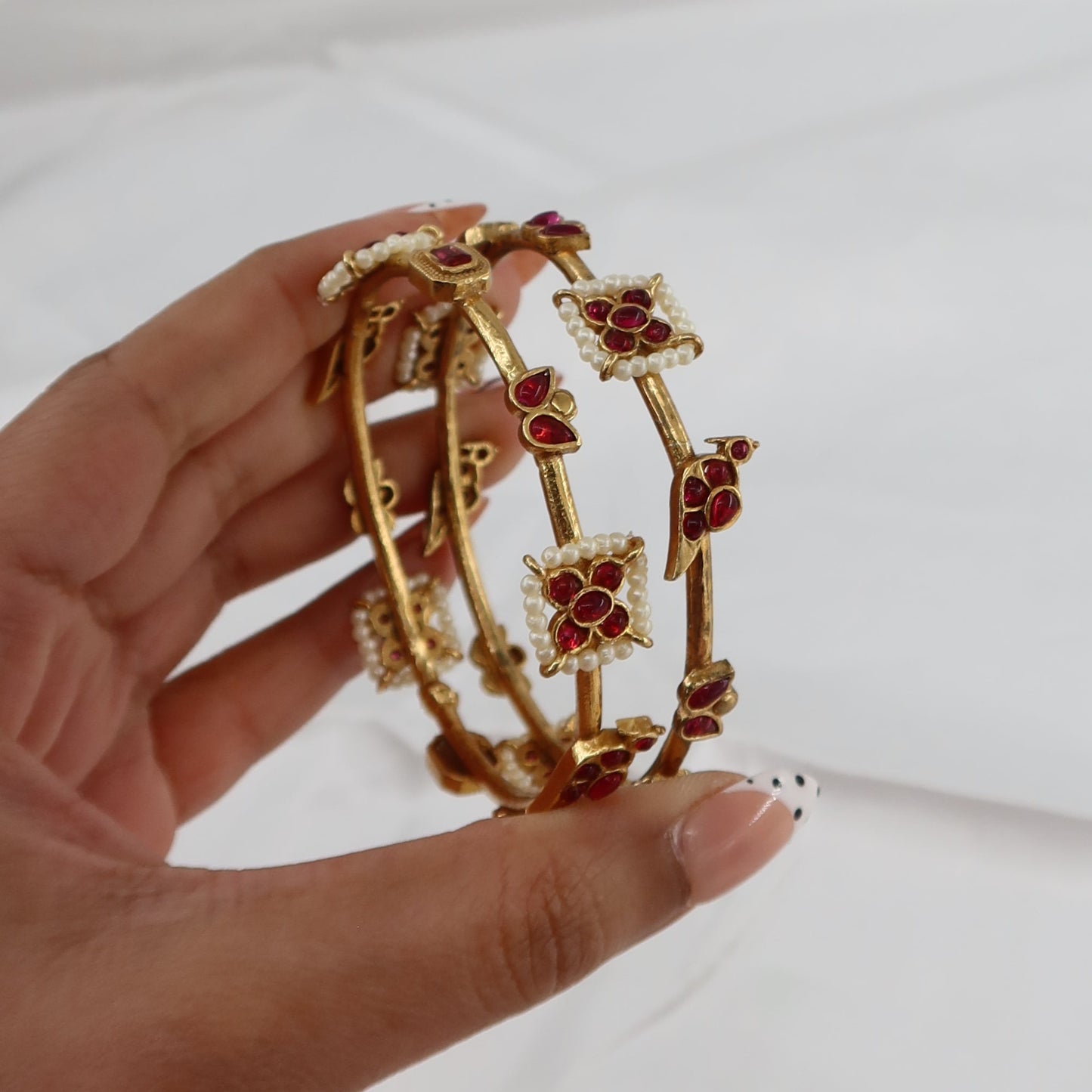 Gulnaz Gold Bangles