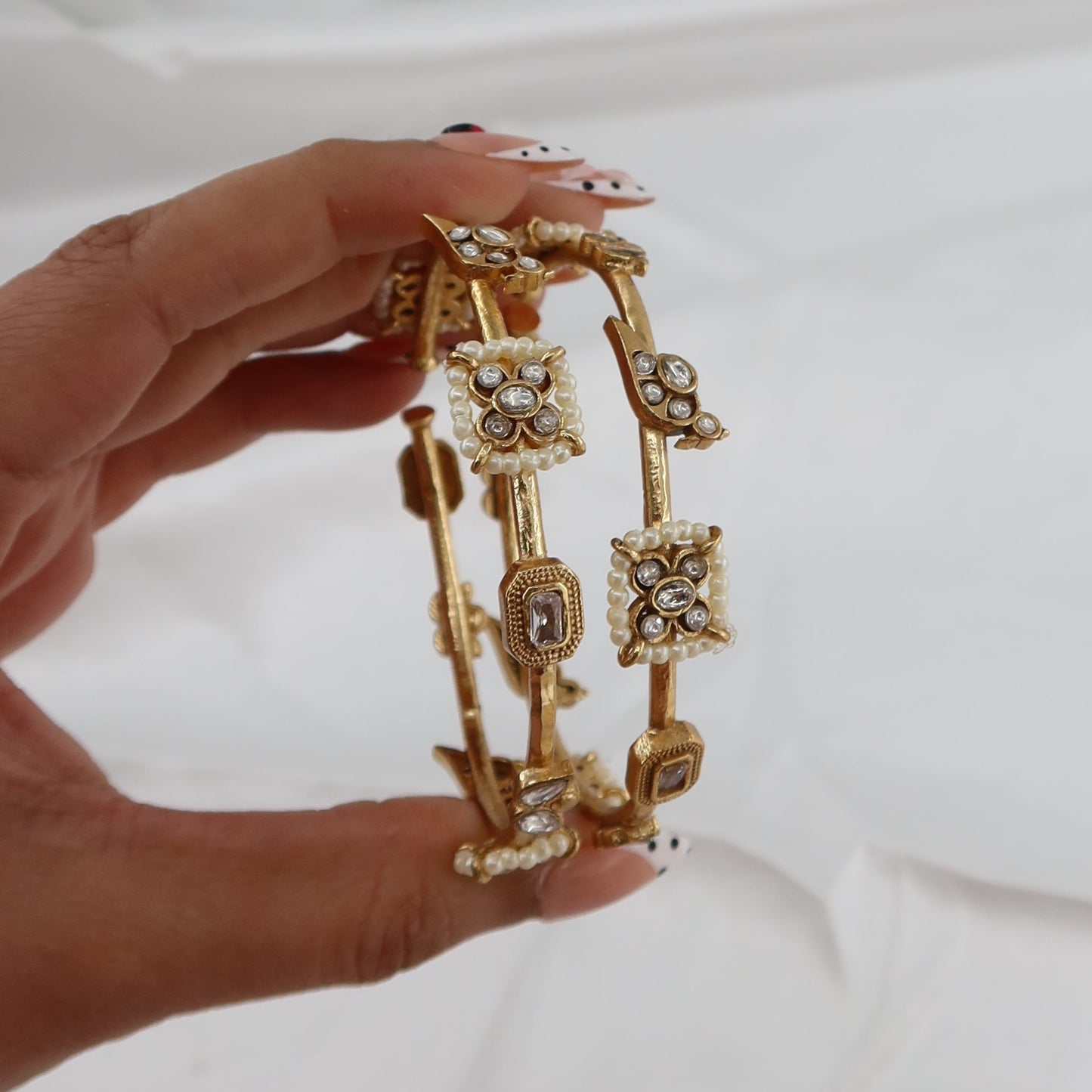 Gulnaz Gold Bangles
