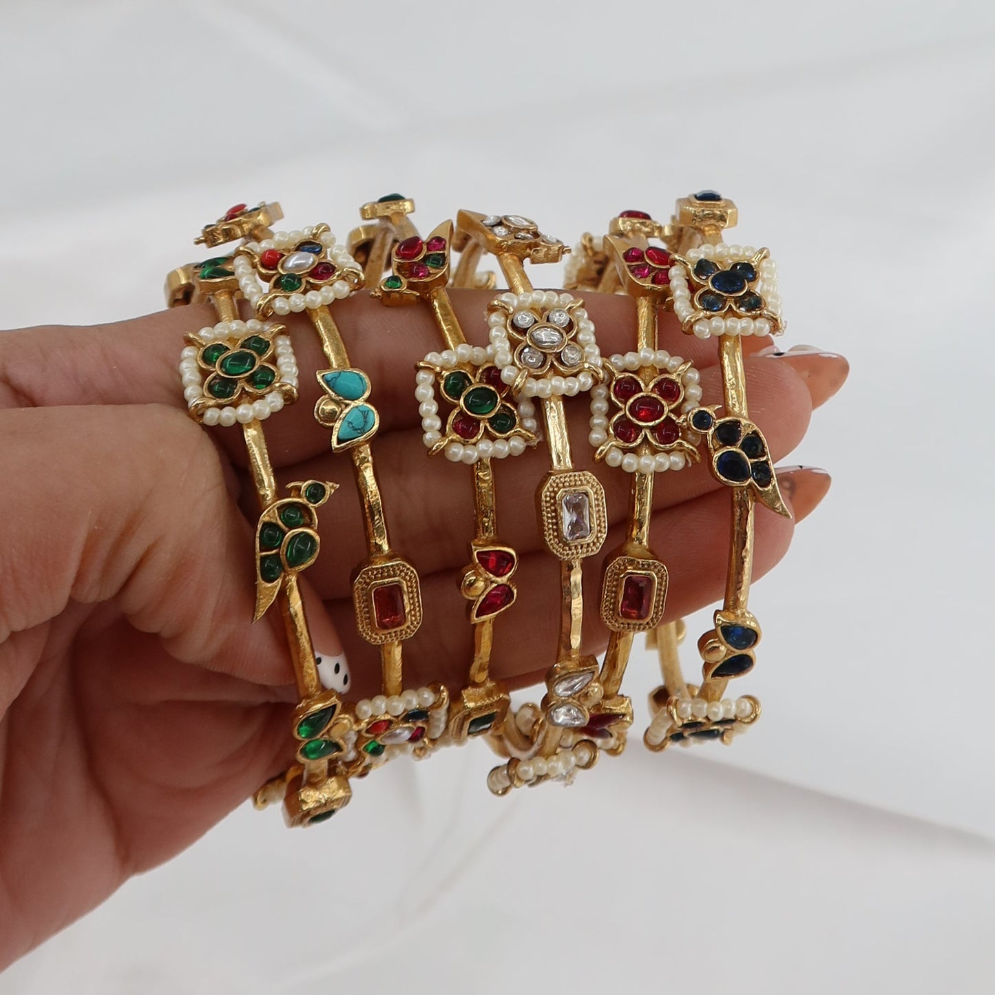 Gulnaz Gold Bangles