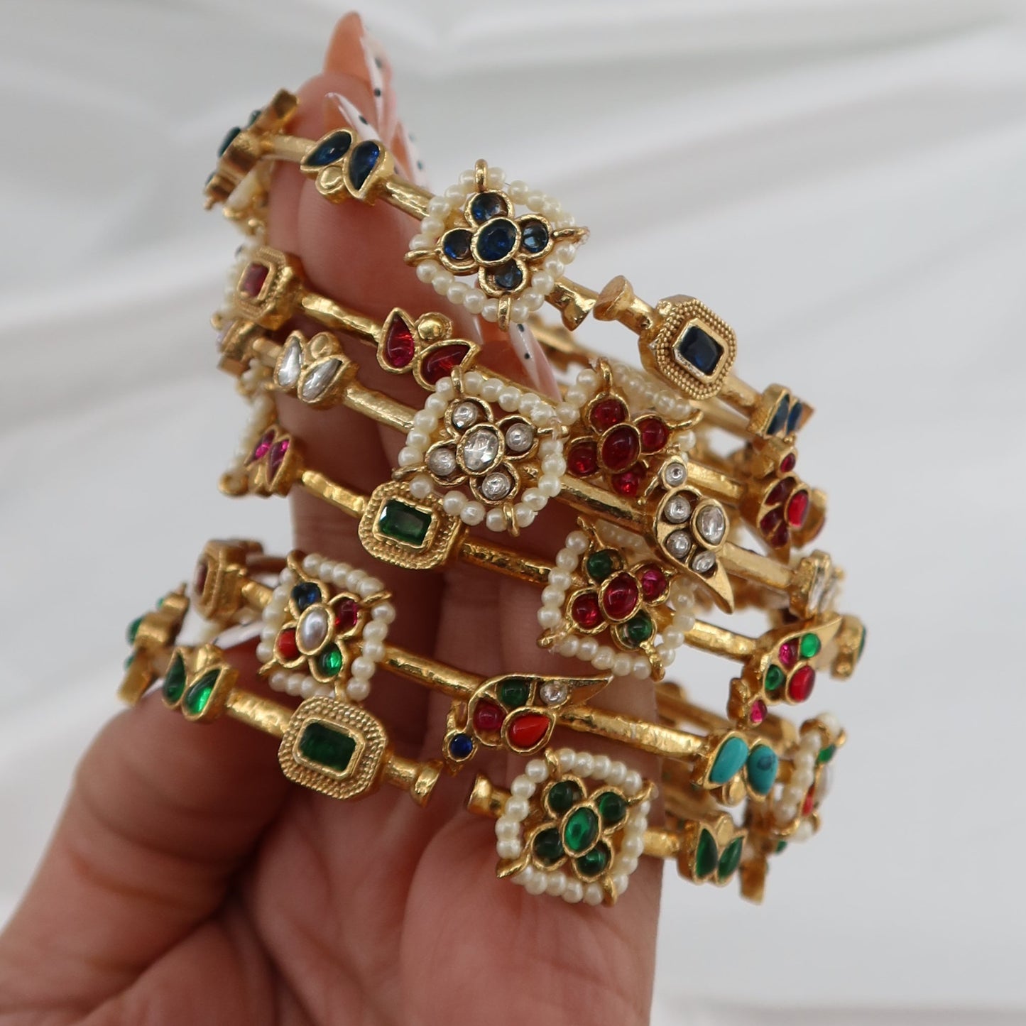 Gulnaz Gold Bangles