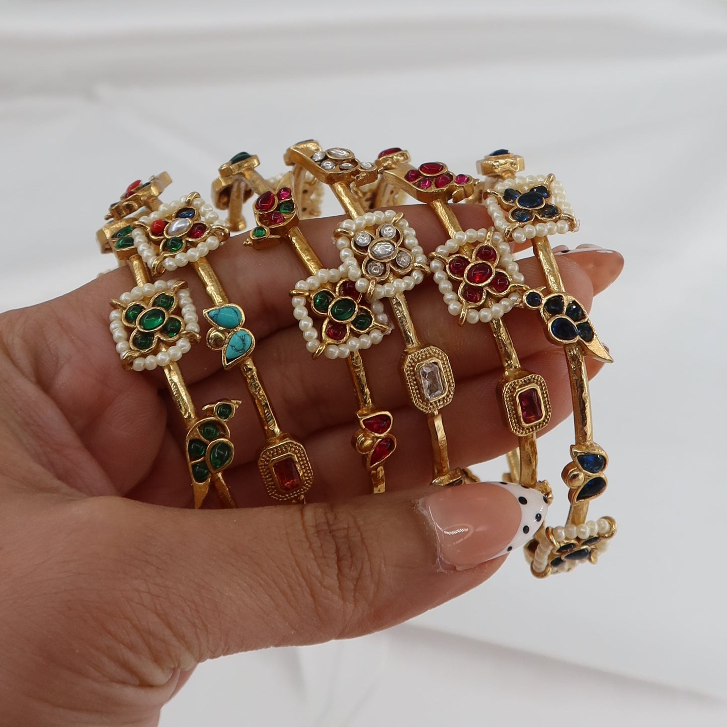 Gulnaz Gold Bangles