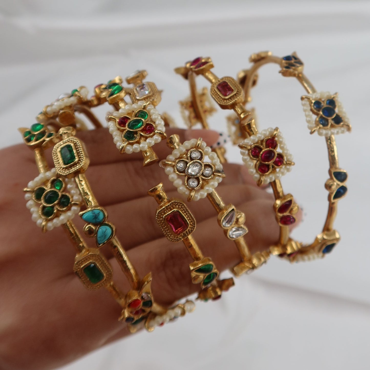 Gulnaz Gold Bangles