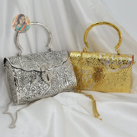 Aanya - Metal Handbag