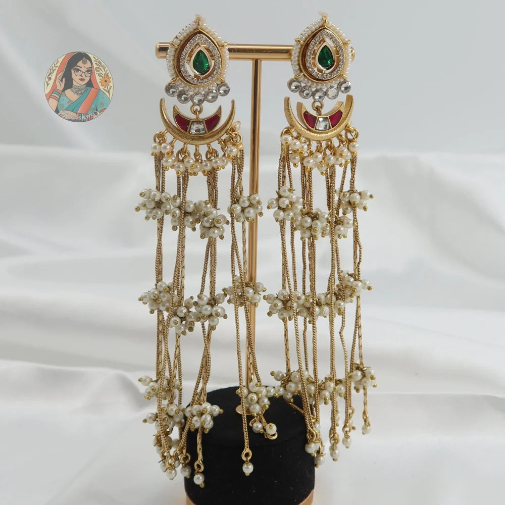 Aarna Gold Earrings - A