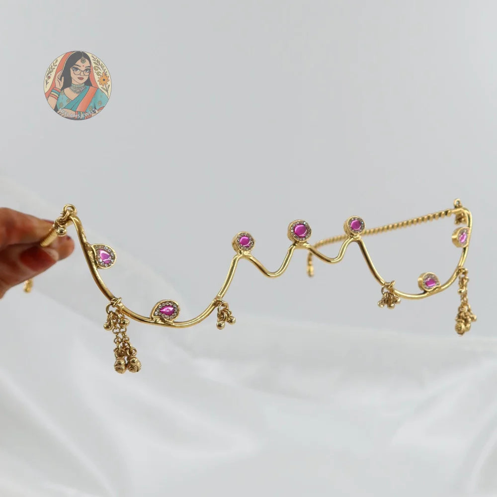 Aarohi Gold Facelet - Pink