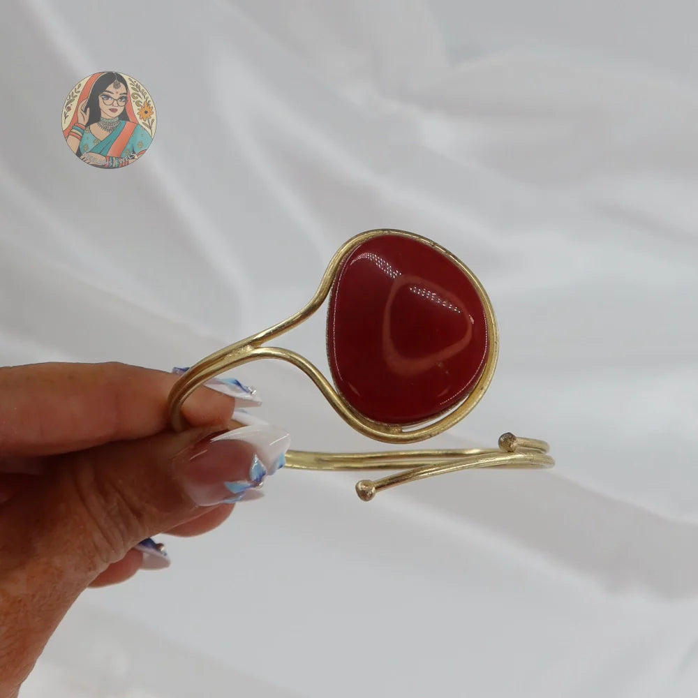 Adjustable Red Crystal Bracelet