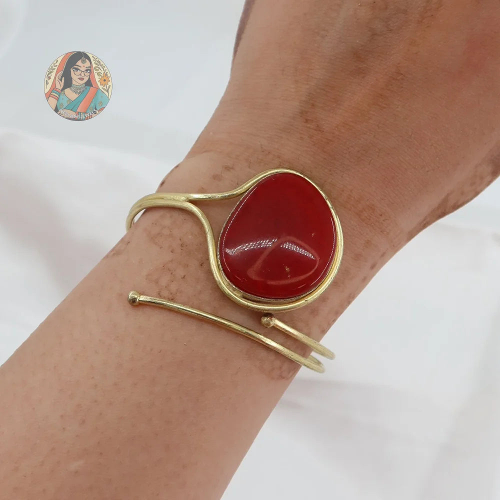 Adjustable Red Crystal Bracelet