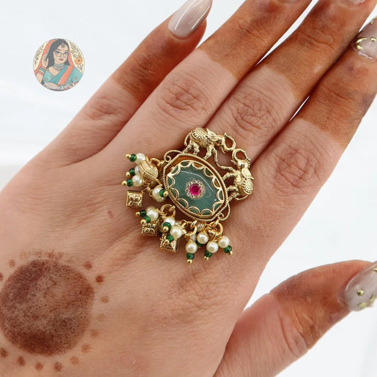 Afifa Ring - Mint