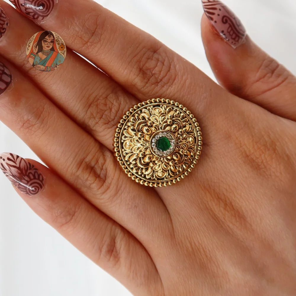 Agam Gold Ring