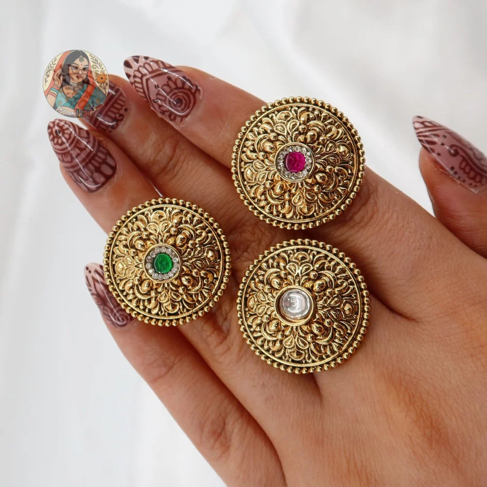 Agam Gold Ring